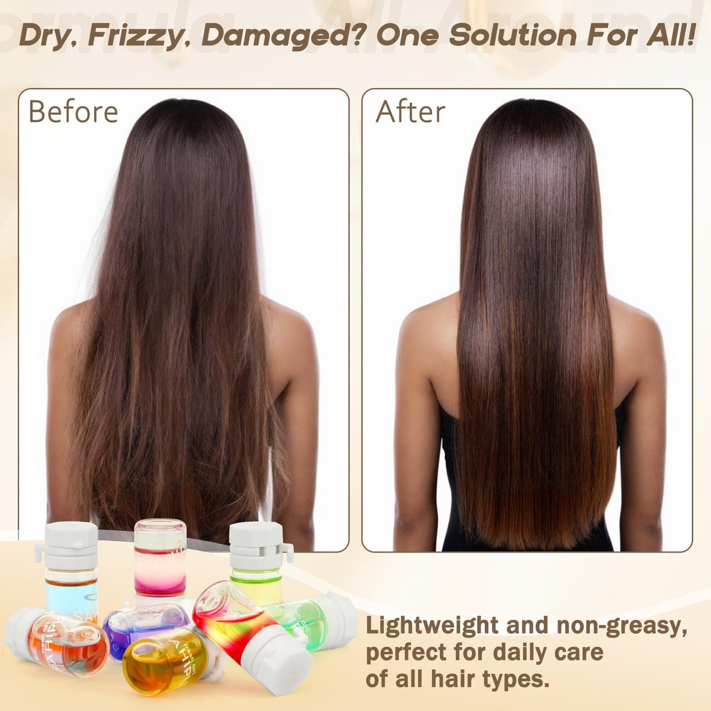 SAHIPUB Hair Perfume Oil 2-in-1 Leave-In Treatment | Argan & Avocado Oils