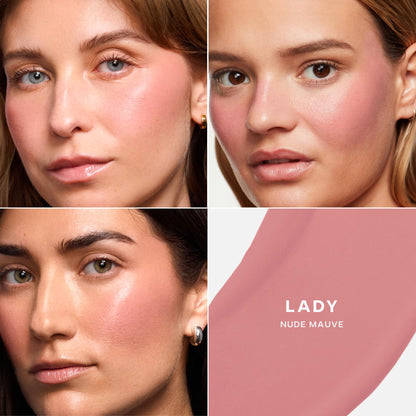 Saie Dew Liquid Blush for Cheeks – Hydrating, Buildable Glow Tint (0.40 oz)
