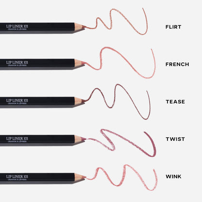 Saie Lip Liner 101 – Creamy Soft Matte Lip Pencil with Shea Butter & Jojoba Oil