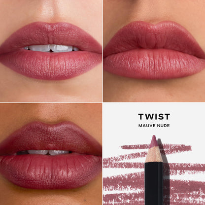 Saie Lip Liner 101 – Creamy Soft Matte Lip Pencil with Shea Butter & Jojoba Oil