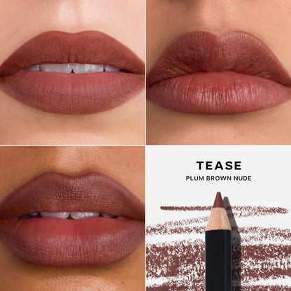 Saie Lip Liner 101 – Creamy Soft Matte Lip Pencil with Shea Butter & Jojoba Oil