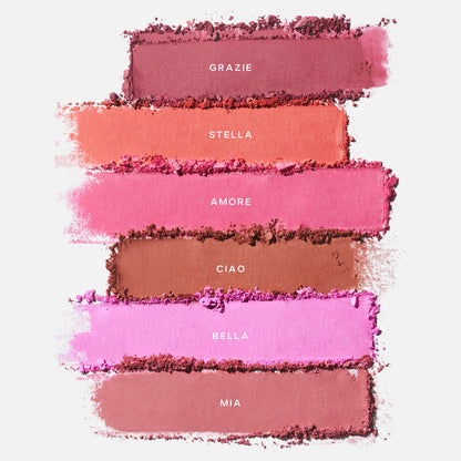 Saie SuperSuede Baked Blush - Talc-Free Hydrating Cheek Color with Hyaluronic Acid