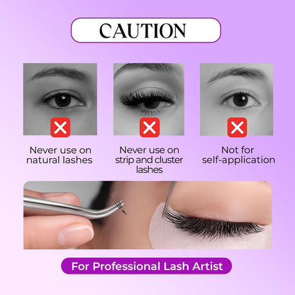 SAIGON LASH Ultra-Fast Lash Glue – 0.3s Dry, 6–8 Week Retention, 5ml