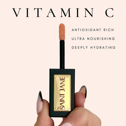 SAINT JANE Nectar Lip Oil – Luxury Floral-Infused Clean Skincare (0.15 oz / 4.5 ml)