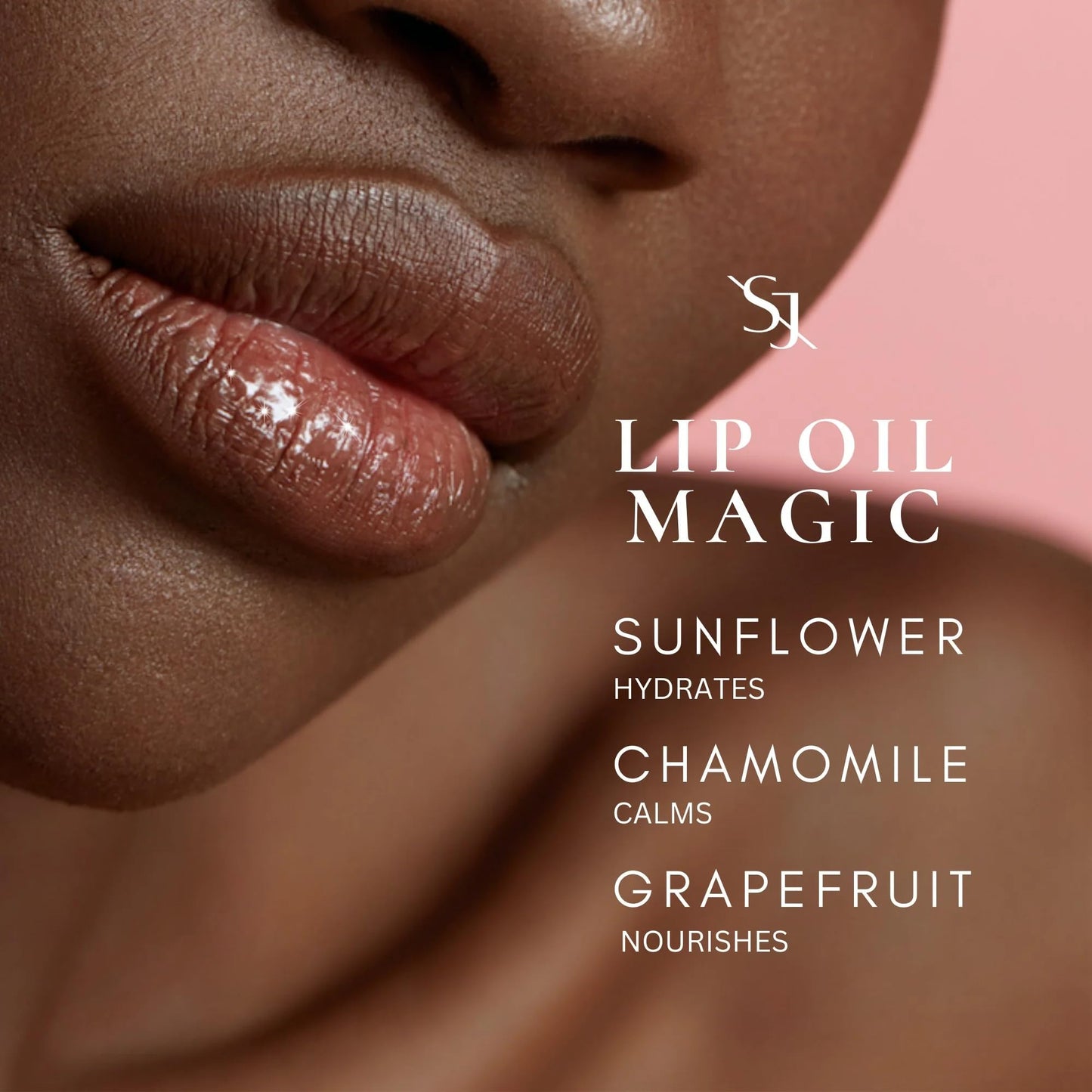 SAINT JANE Nectar Lip Oil – Luxury Floral-Infused Clean Skincare (0.15 oz / 4.5 ml)