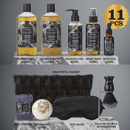 Saint Roy Fathers Bath Gift Set - Spa Gift for Men