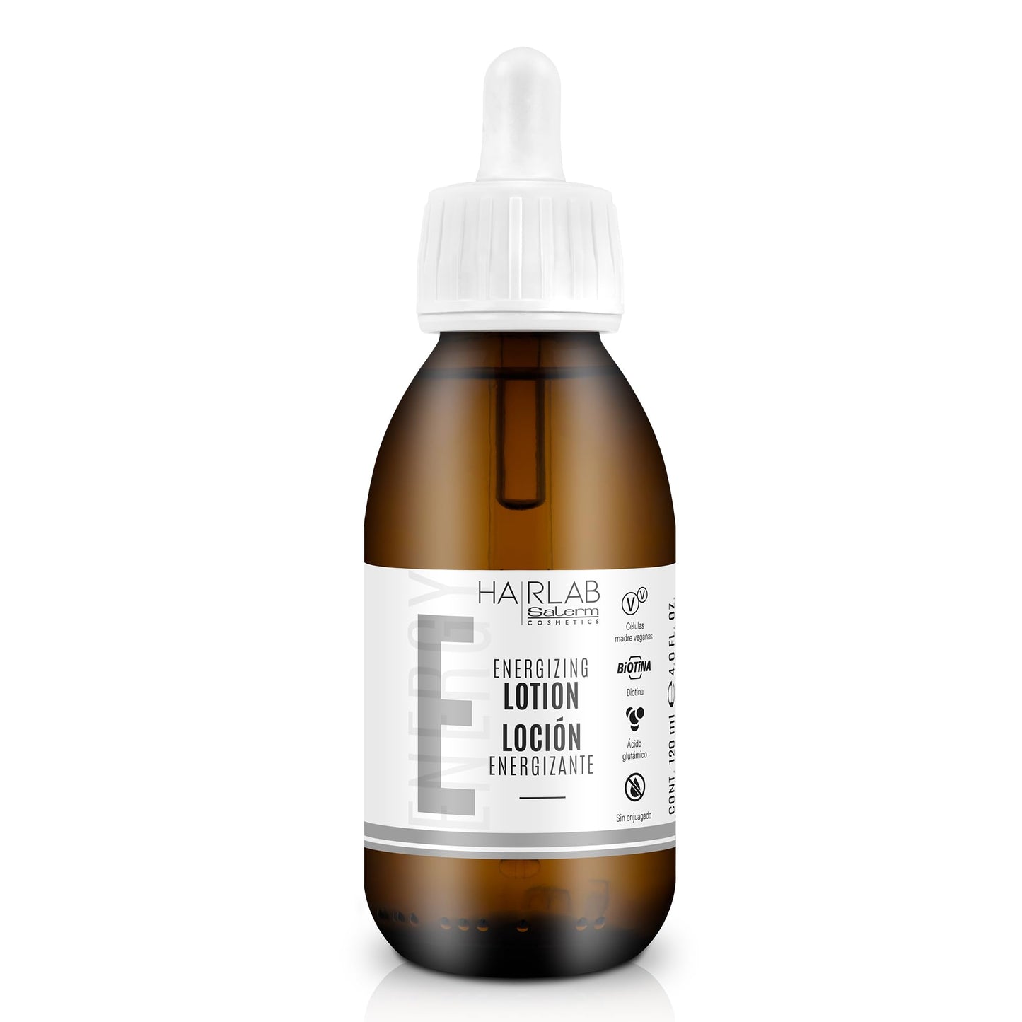 Salerm Hairlab Energizing Lotion – Clinically Tested Hair Strengthener, 4.0 oz for Fine, Thinning Hair