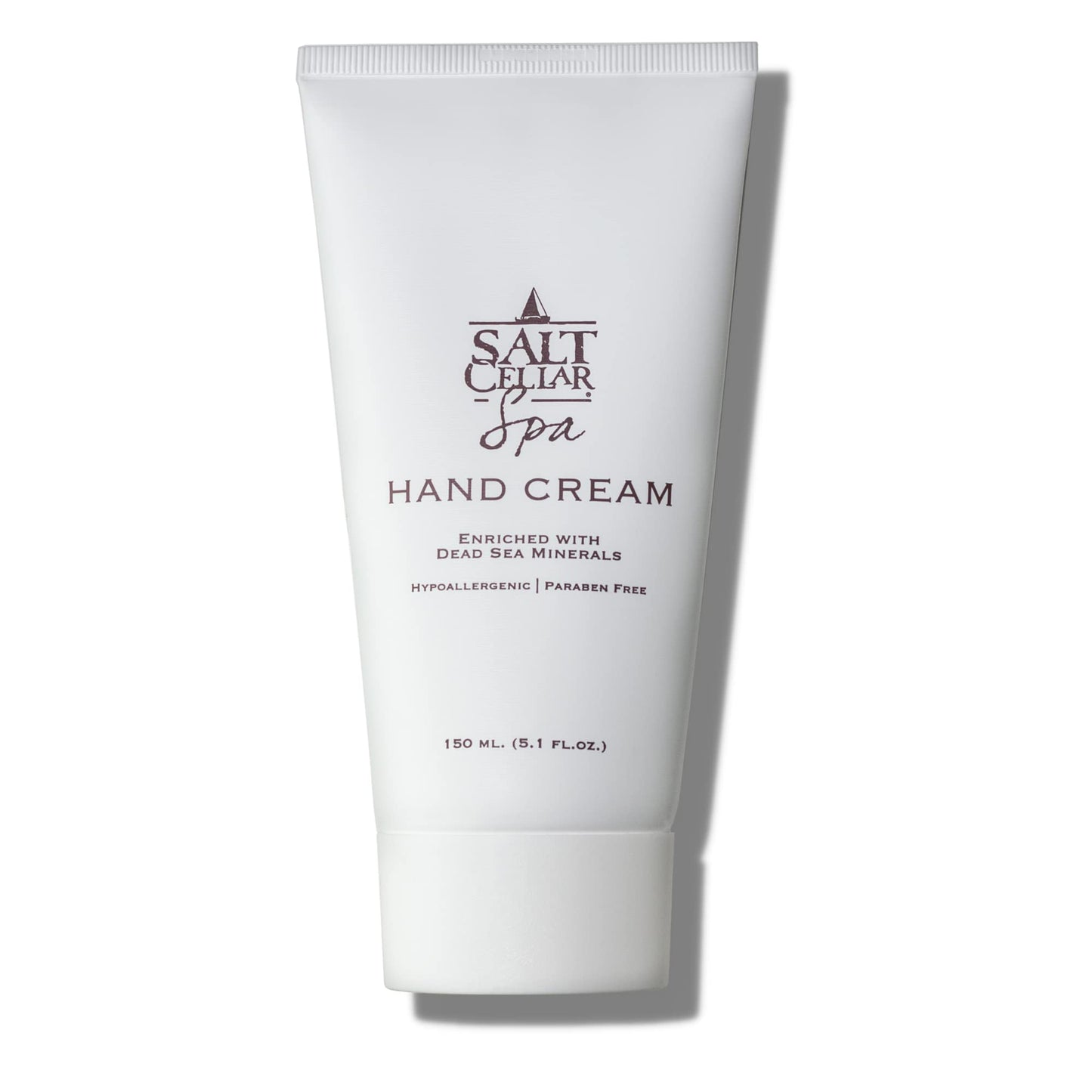 Salt Cellar Spa Dead Sea Mineral Hand Cream | Fast-Absorbing Moisturizer with Glycerin & Olive Oil (5.1 oz)