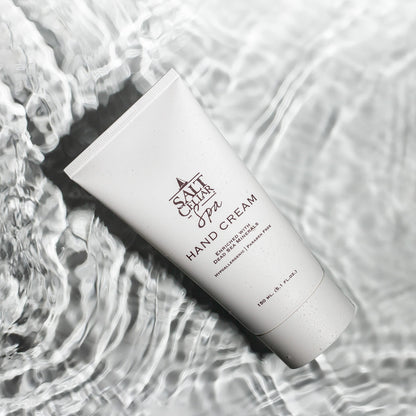 Salt Cellar Spa Dead Sea Mineral Hand Cream | Fast-Absorbing Moisturizer with Glycerin & Olive Oil (5.1 oz)