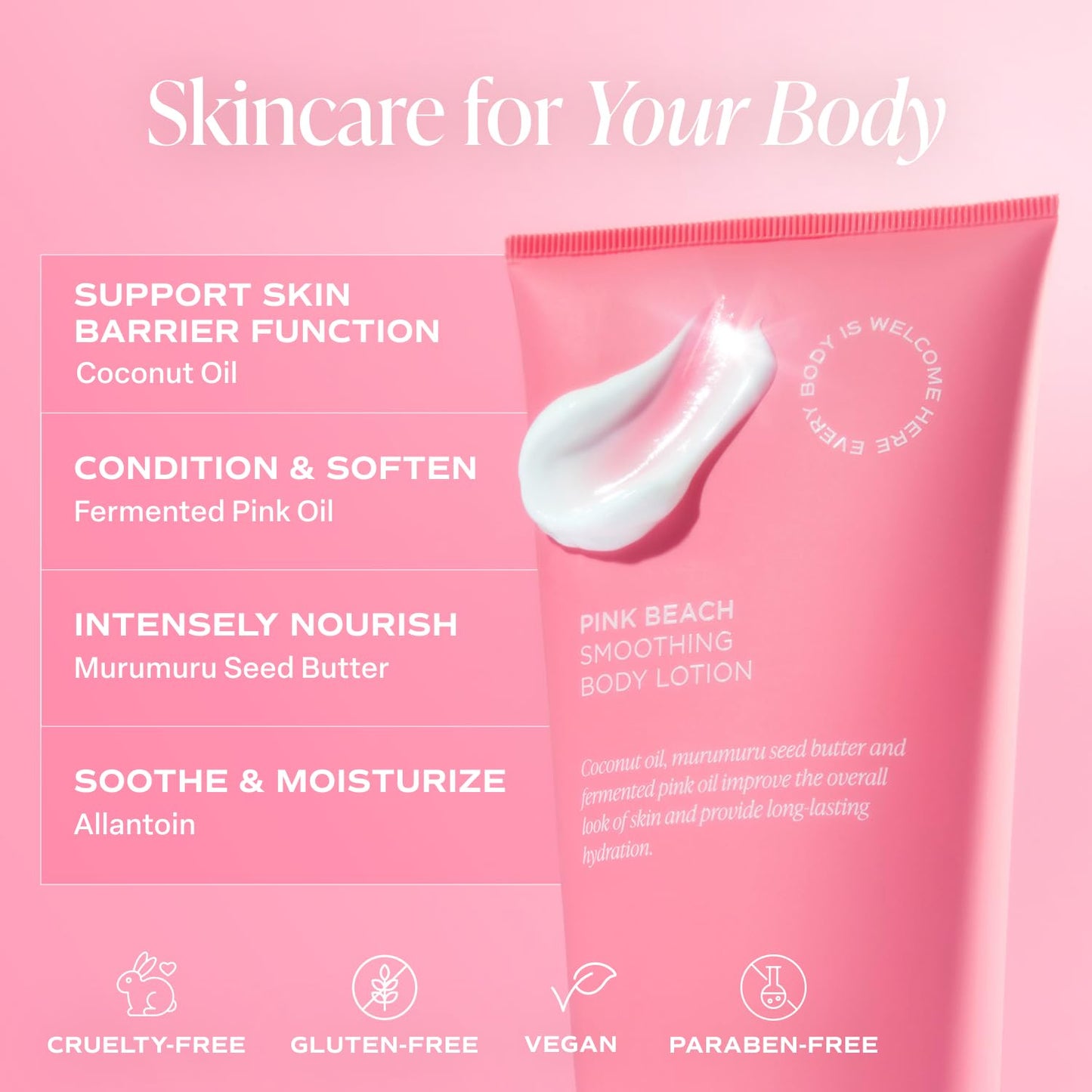 Saltair Body Lotion – 2 Pack Hydrating Lotion with Pink Beach Scent | All Skin Types