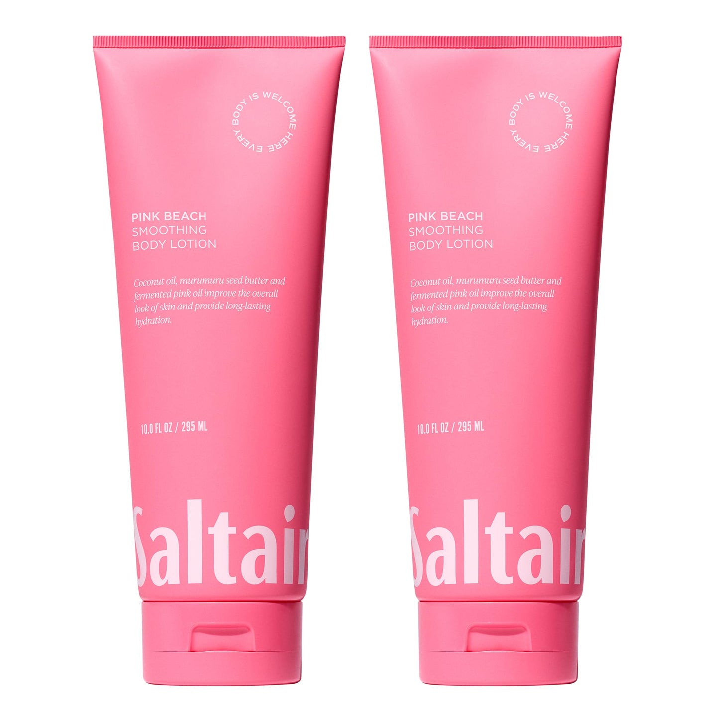 Saltair Body Lotion – 2 Pack Hydrating Lotion with Pink Beach Scent | All Skin Types