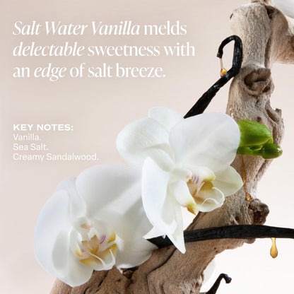 Saltair Salt Water Vanilla Deodorant 2PK – Aluminum-Free, Refillable, 24-Hour Freshness