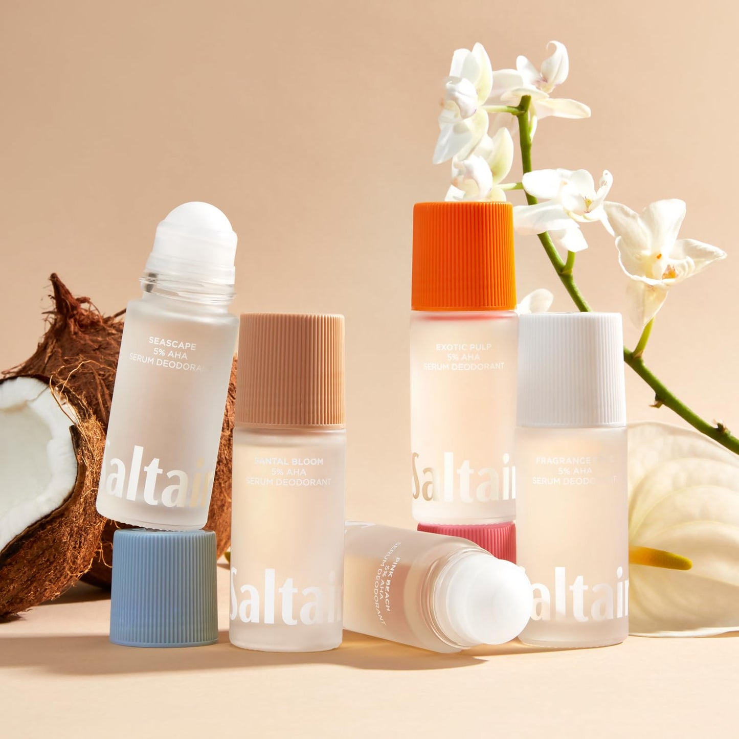 Saltair Serum Deodorant Exotic Pulp 2-Pack – 5% AHA, Aluminum-Free