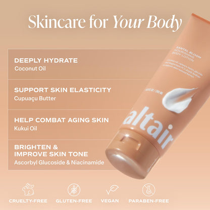 Saltair Body Lotion – 2 Pack Hydrating Moisturizer in Santal Bloom & Pink Beach