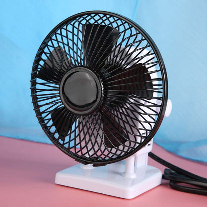 Saluaqui Mini Electric Nail Dryer Fan | Portable 2-Speed Table Desk Manicure Blower
