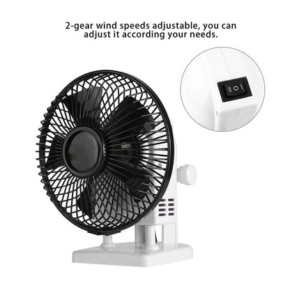 Saluaqui Mini Electric Nail Dryer Fan | Portable 2-Speed Table Desk Manicure Blower