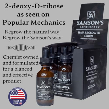 Samson & Son's Hair Regrowth Serum – Deoxyribose 2dDr 1% (60mL) | Samson's Apothecary