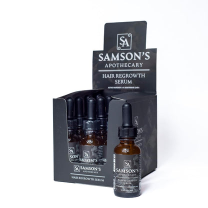 Samson's Hair Regrowth Serum 2dDr 1% Formula – 30mL | Samson's Apothecary