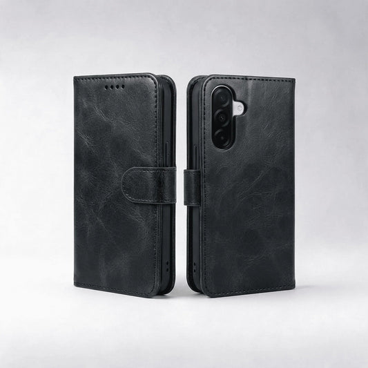Samsung Galaxy A34 Book Flip Case Leather Wallet