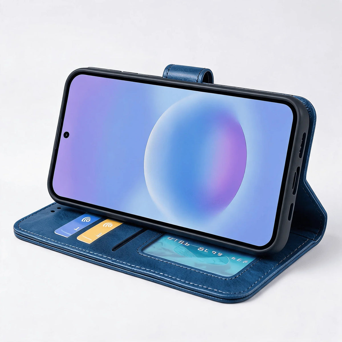 Samsung Galaxy A34 Book Flip Case Leather Wallet