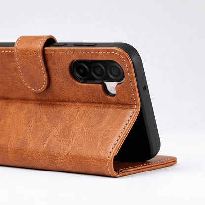 Samsung Galaxy A34 Book Flip Case Leather Wallet