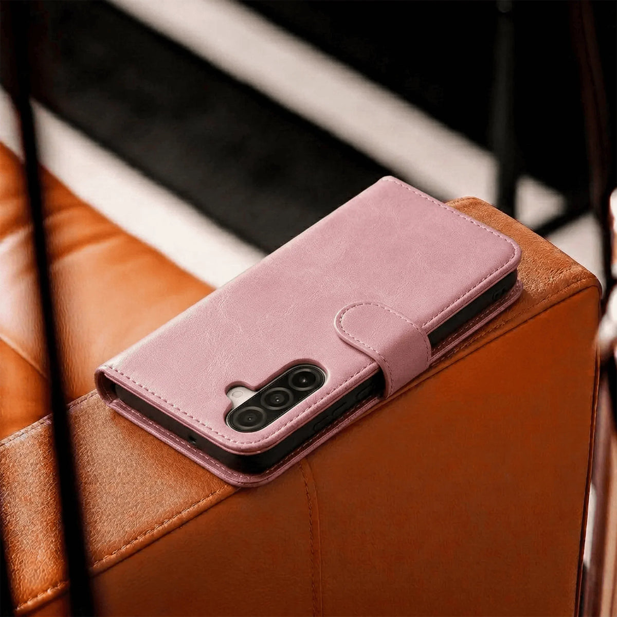 Samsung Galaxy A34 Book Flip Case Leather Wallet