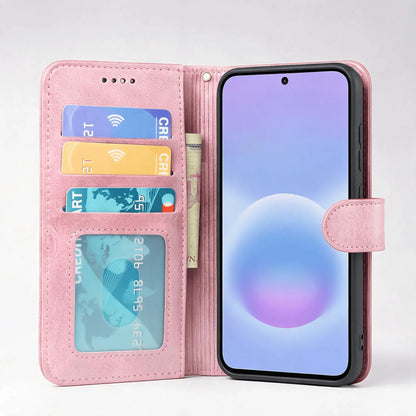 Samsung Galaxy A34 Book Flip Case Leather Wallet