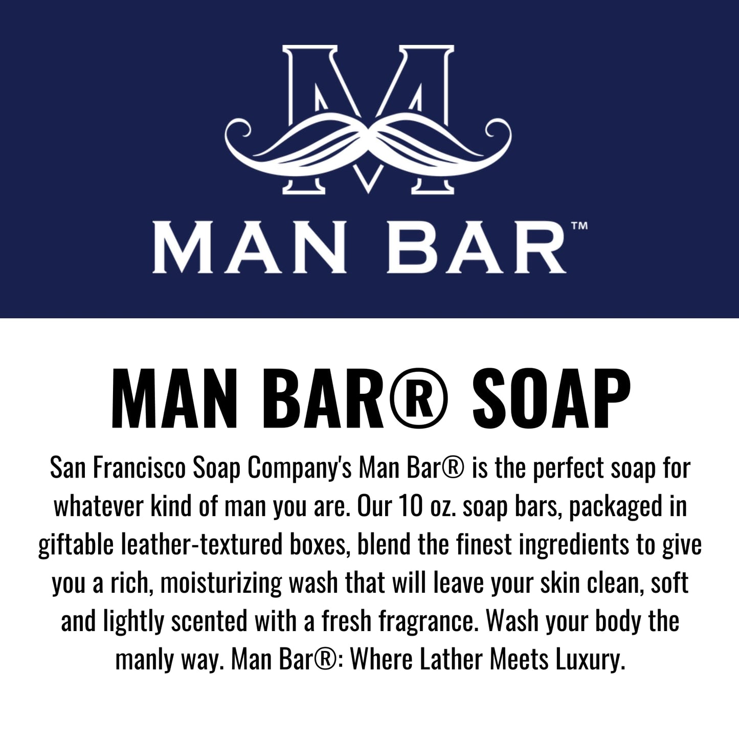 San Francisco Soap Company – 6-Piece Men’s Gift Set | 2 oz Bar Soaps