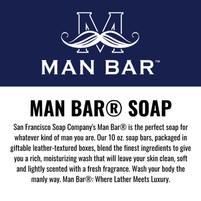San Francisco Soap Company – 6-Piece Men’s Gift Set | 2 oz Bar Soaps