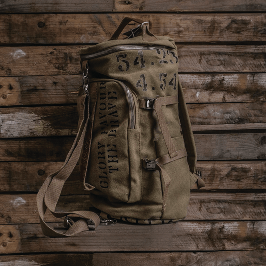 Beige 'Aviation' Duffle Bag