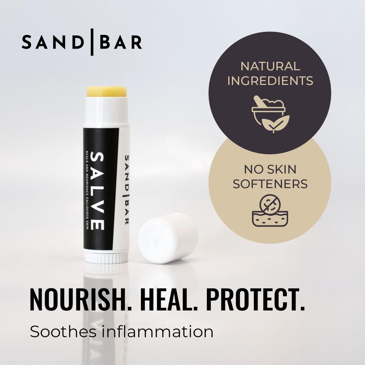SandBar Natural Callus Salve – Revitalizing Balm for Calluses | On-The-Go Care