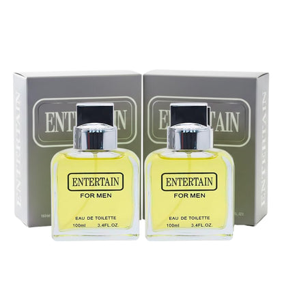 Sandora Fragrances Entertain for Men Duo – 2 × 3.4 fl oz Eau de Parfum
