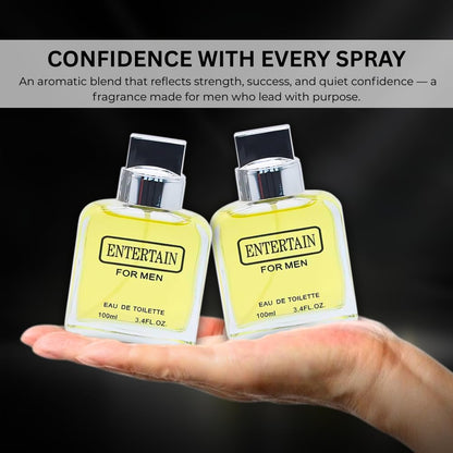 Sandora Fragrances Entertain for Men Duo – 2 × 3.4 fl oz Eau de Parfum