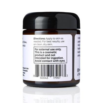 Santa Cruz Paleo Geranium & Coconut Moisturizer — Grassfed Beef Tallow Skincare