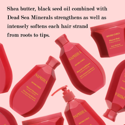 Saphira Divine Curls Conditioner 34oz / 1000ml – Hydrating Curl Care