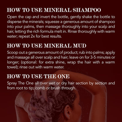 Saphira Healing Repair Kit | Shampoo, Mineral Mud & The One