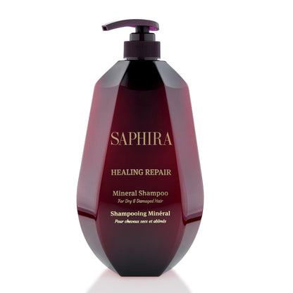 Saphira Healing Repair Shampoo 34oz / 1000ml – Mineral Moisturizing Hydration