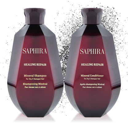 Saphira Healing Repair Shampoo & Conditioner Duo – 8.5oz / 250ml