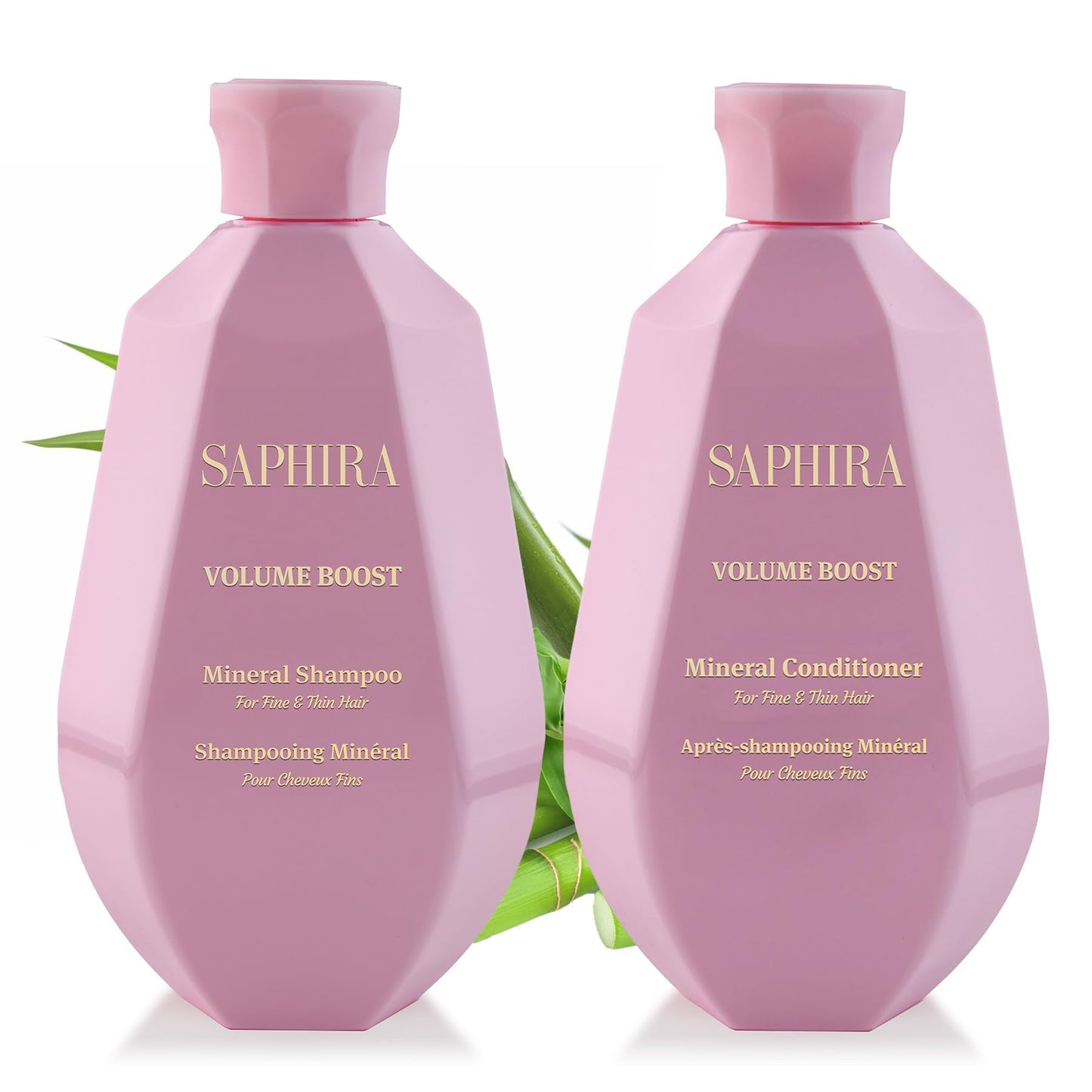 Saphira Volume Boost Shampoo & Conditioner Duo – 8.5oz/250ml