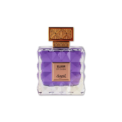 Sapil Elixir of Dubai Eau de Parfum – Unisex Amber Gourmand, Cocoa, Amber & Vanilla | 100 ml