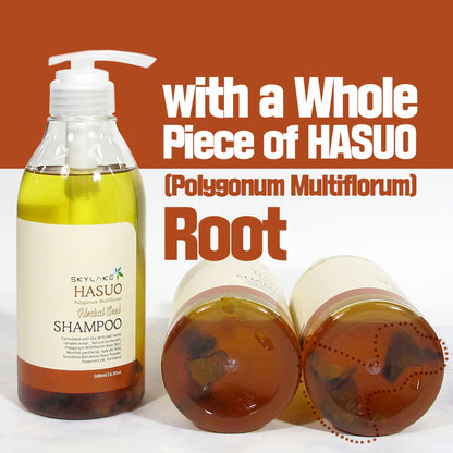 Sappom Skylake Hasuo Herbal Cool Shampoo – Refreshing Cleanse with Fallopia Multiflora & Peppermint