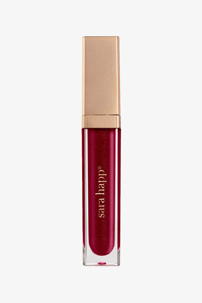 Sara Happ Wild Berry Slip Luxe Gloss – High-Impact Shine & Long-Lasting Hydration (0.21 fl oz)
