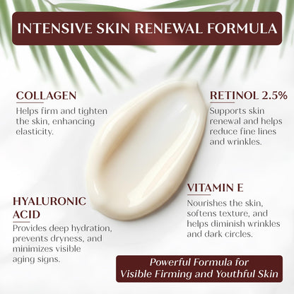 Sarah Luxe Care Dark Spot & Uneven Tone Cream | Retinol, Collagen & Hyaluronic Acid – 1.7 oz