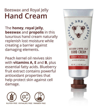 Savannah Bee Company Beeswax Hand Cream – Hydrating Hand Moisturizer & Travel-Size Repair Cream