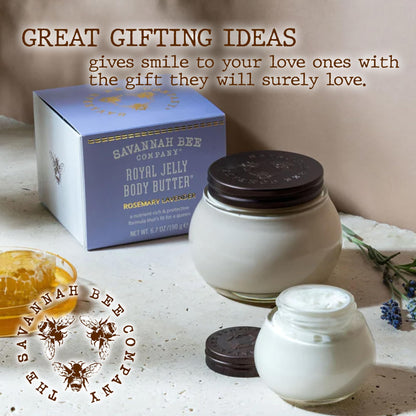 Savannah Bee Company Royal Jelly Body Butter – Deep Hydration for Dry Skin