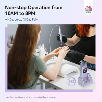 SAVILAND Advanced 50000 RPM Nail Drill – Fast Acrylic Removal, Cordless Electric Nail File