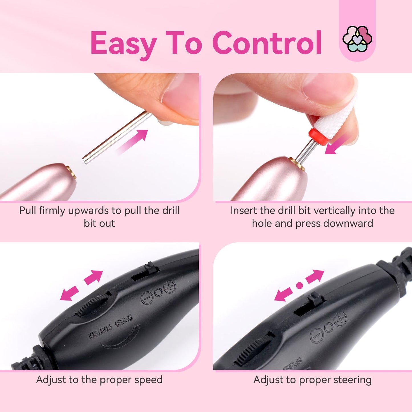 SAVILAND Gel Nail Kit for Beginners – All-in-One At-Home Nail Extension with 4-in-1 Glue Gel, 500 Tips, Mini Lamp