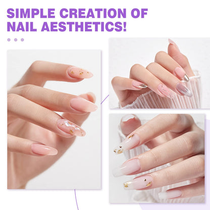SAVILAND Gel Nail Glue with Lamp Duo – 15ml Glue + UV/LED Nail Lamp for DIY Extensions