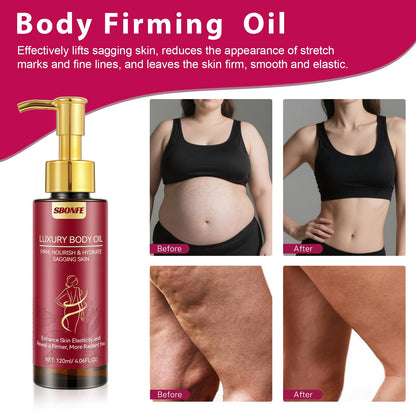 SBONFE Body Firming Oil for Crepe Skin – Lightweight, Hydrating After-Shower Treatment