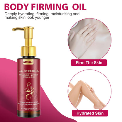 SBONFE Body Firming Oil for Crepe Skin – Lightweight, Hydrating After-Shower Treatment